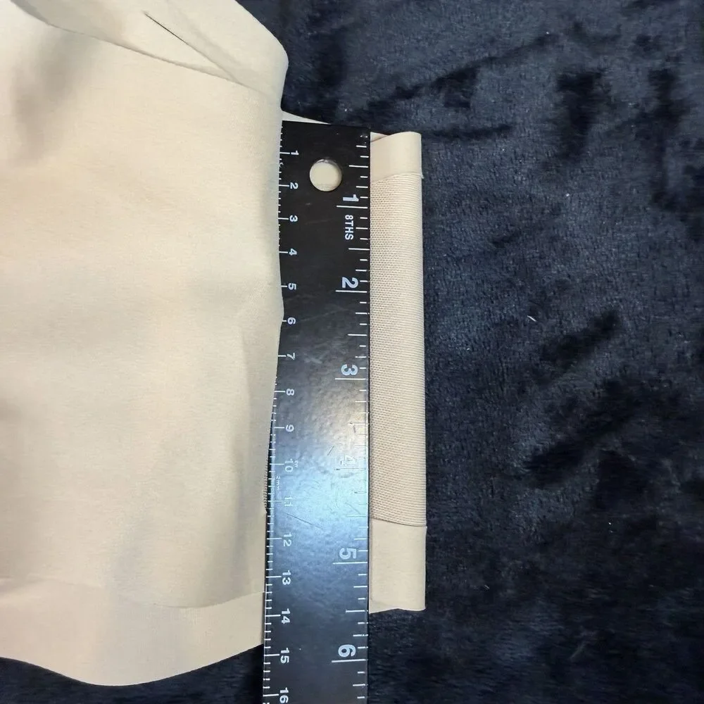Honeylove Crossover Wireless Bra 2X Sand Beige Smoothing Shapewear LWBR0302-2